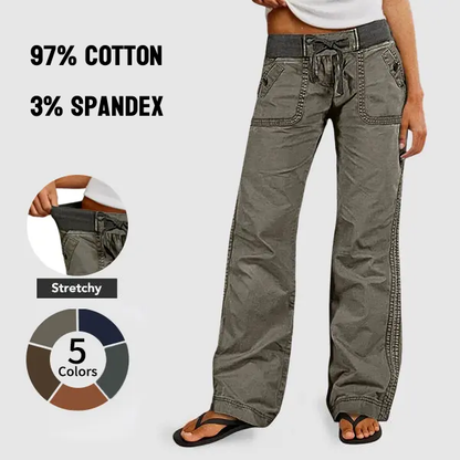 ⚡FINAL SALE⚡- 8 PACK  women-s-high-stretch-mid-rise-straight-pants