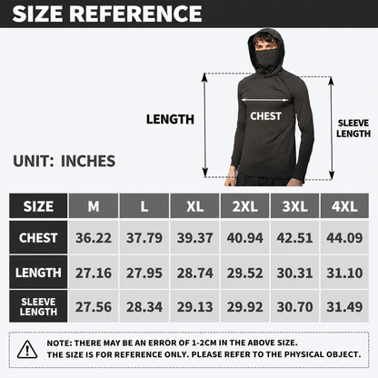🔥 Limited-Time Sale ✨ Men’s Casual Hoodie Pullover | Slim Fit Lightweight UPF Sun Protection Long Sleeve Top 💙