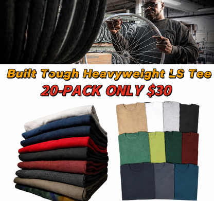 🔥 Last Day Deal! Heavyweight Loose Fit Pocket Tee 💪 Durable cotton workwear shirt — Big & Tall available(Also Available in Big & Tall)