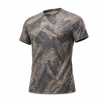 🔥 Limited-Time Sale ✨ Men’s Moisture-Wicking Hunting Shirt | Odor-Control Outdoor Performance Top | Short Sleeve Casual Base Layer 🌿👕