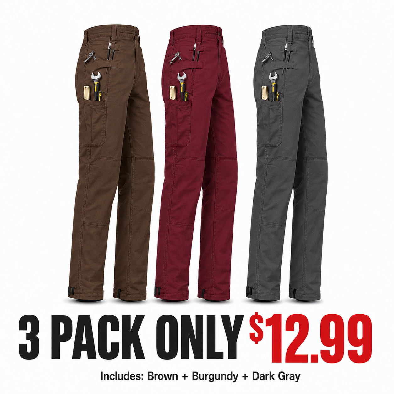 🔥 Limited-Time Sale ✨ Men’s Tactical Cargo Pants | Lightweight Multi-Pocket Water-Resistant Outdoor Work Pants 👖