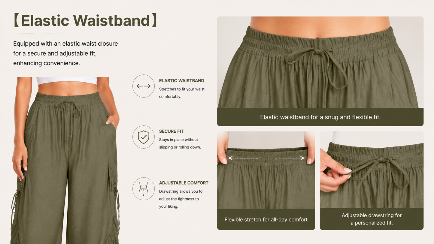 🔥BIG SALE, limited stock 🔥 Women’s High Waist Wide Leg Pants – Flattering Fit for All Body Types