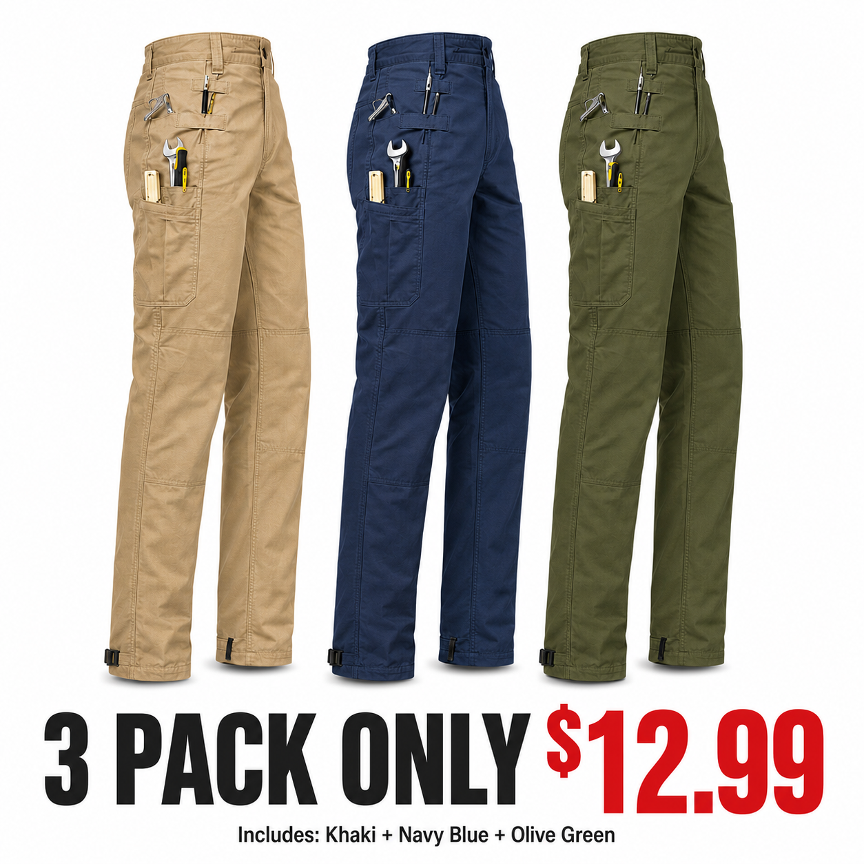 🔥 Limited-Time Sale ✨ Men’s Tactical Cargo Pants | Lightweight Multi-Pocket Water-Resistant Outdoor Work Pants 👖