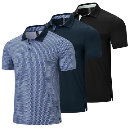 🔥 Limited-Time Sale ✨ Men’s Classic Polo Shirt | Contrast Collar Short Sleeve Golf & Casual Performance Top 👕🏌️‍♂️
