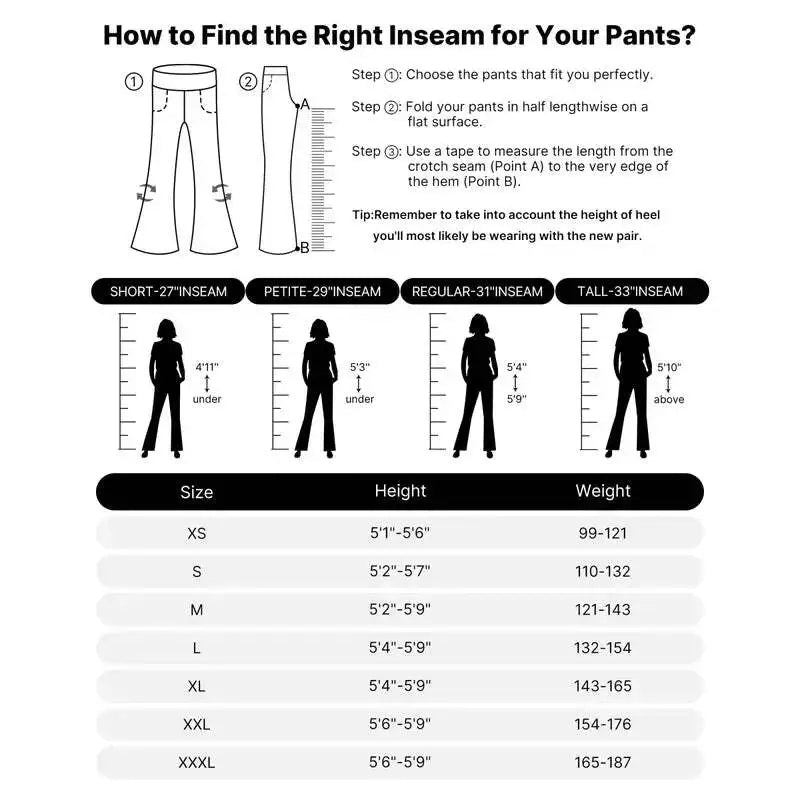💘Women’s High-Waist Wide Leg Pants – Business Casual Yoga Dress Pants with Pockets