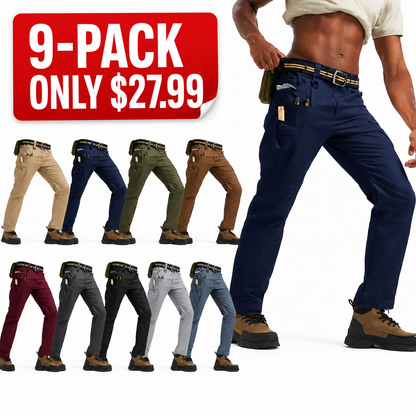 🔥 Limited-Time Sale ✨ Men’s Tactical Cargo Pants | Lightweight Multi-Pocket Water-Resistant Outdoor Work Pants 👖