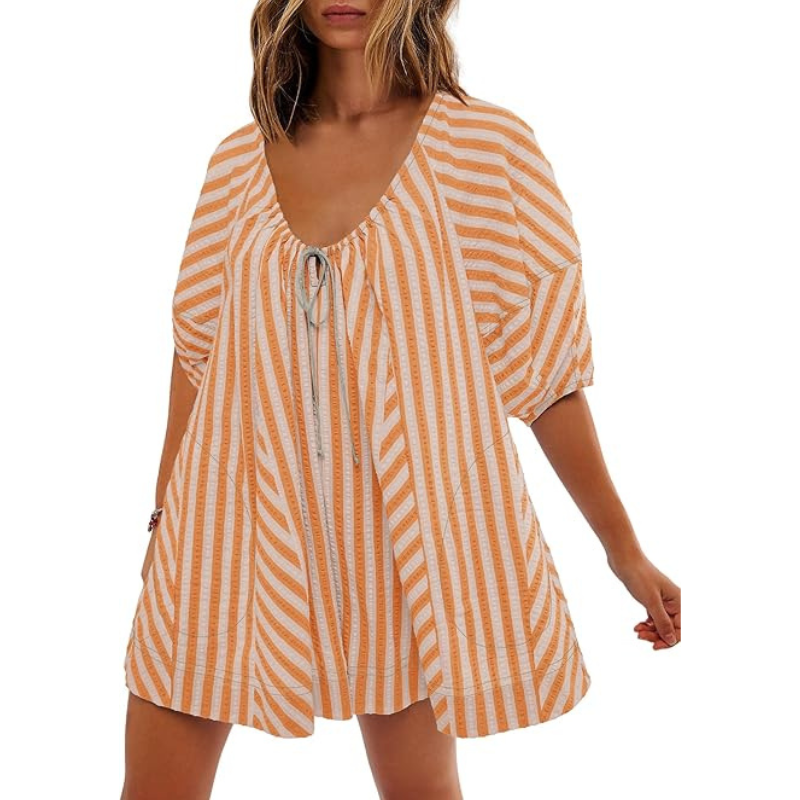 🌴 Striped Vacation Romper Cute Like a Dress. Comfortable Like a Romper. ✨