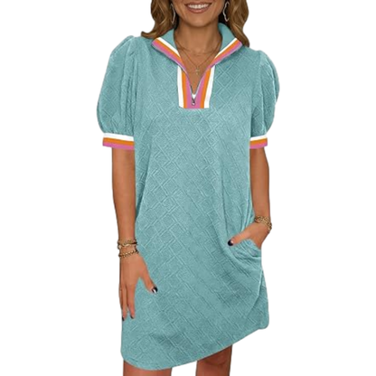 🔥BIG SALE, limited stock 🔥 Women's Summer Puff Sleeve Mini Dress ☀️