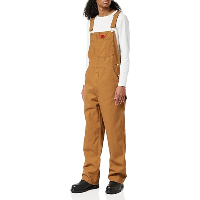 🛠️ Men's Work Bib Overalls – Durable Cotton, Adjustable Straps, Tool Pockets 👖