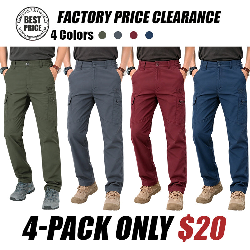 Men's Premium Outdoor Multi-Pocket Quick-Drying Cargo Pants