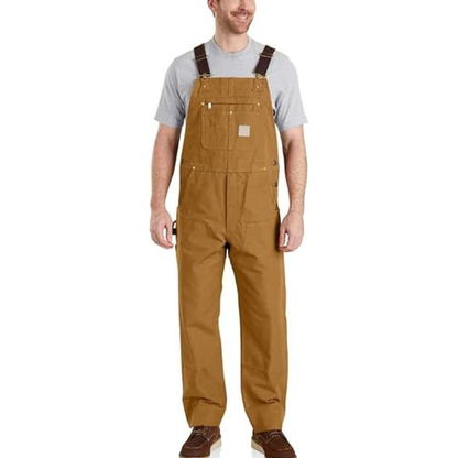 🔥Men's Denim Bib Overalls Workwear with Adjustable Straps & Tool Pockets