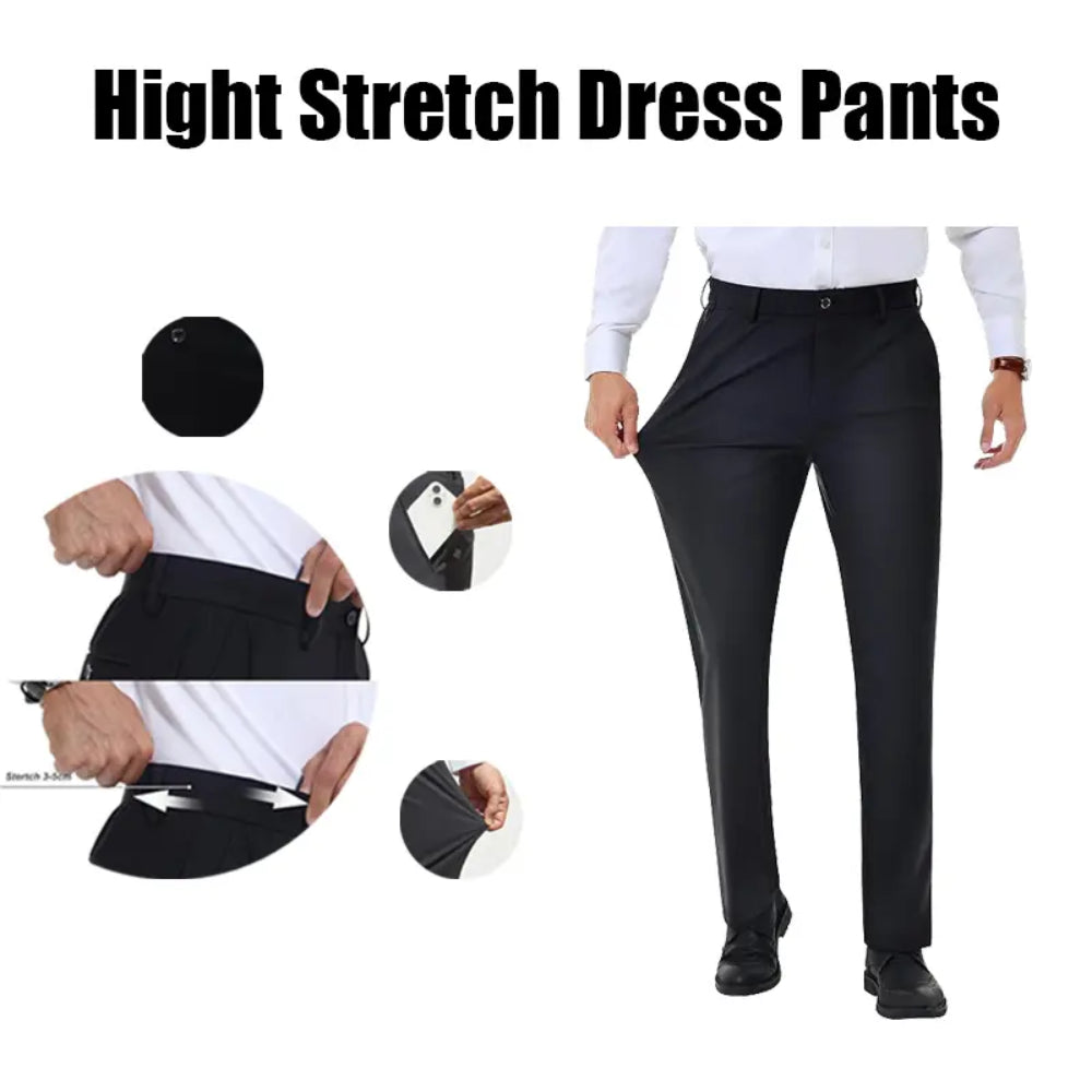 🔥Hot Sale🎉Men's Stretch Golf Dress Pants🔥8-Pack - All Colors Included, Only $25.98