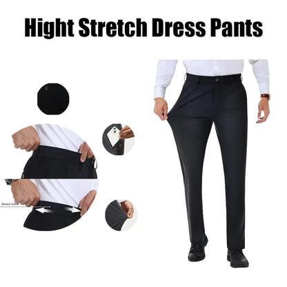 🔥Hot Sale🎉Men's Stretch Golf Dress Pants🔥8-Pack - All Colors Included, Only $25.98