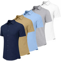 5-PACK $19.99(Navy+Khaki+Light Blue+Heather Grey+White)