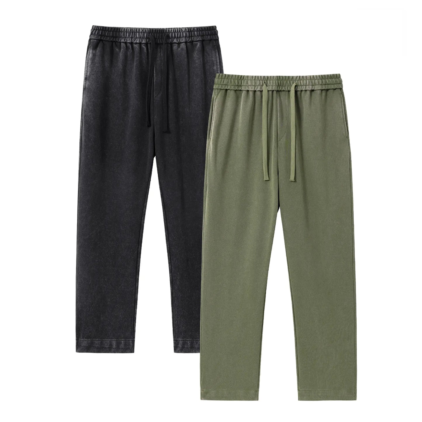 🔥 Limited-Time Sale ✨ Men’s Acid Wash Sweatpants | Solid Color Cotton Casual Jogger Pants | All-Season Comfort Wear 👖