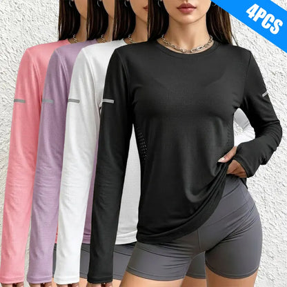 【LAST DAY SALE】👚 Women’s Casual Long-Sleeve Shirts – Lightweight Outdoor Hiking, Sports & Office Tops 🏕️✨
