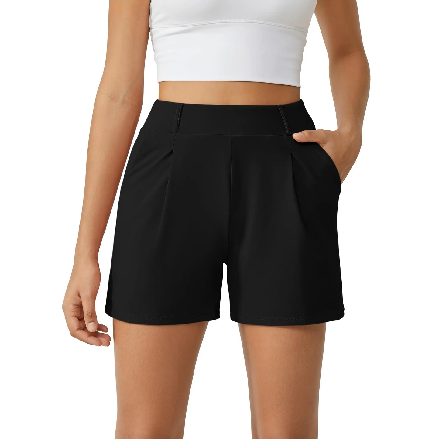 🔥 Limited-Time Sale ✨ Women’s High Waisted Summer Shorts | Casual Athletic Shorts with Pockets | Trendy Outdoor Comfort Wear ☀️