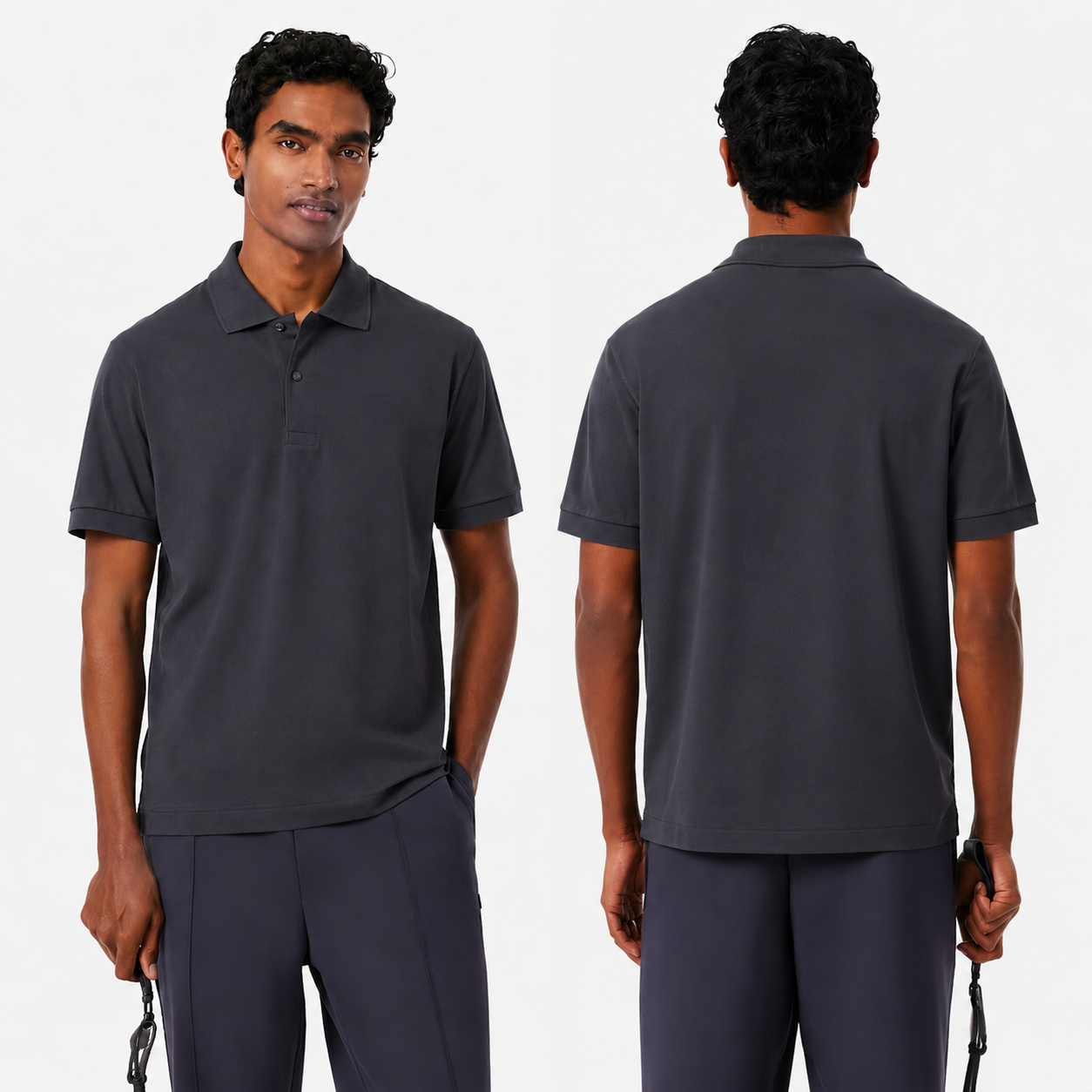 Men's Lightweight Classic Fit Short Sleeve Polo Shirts