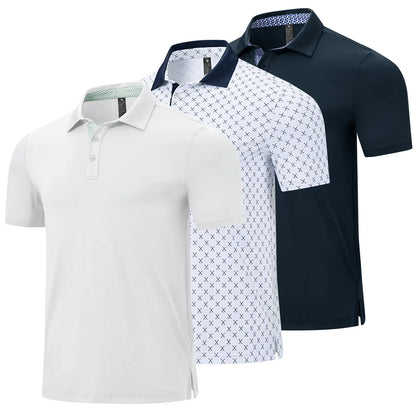 🔥 Limited-Time Sale ✨ Men’s Classic Polo Shirt | Contrast Collar Short Sleeve Golf & Casual Performance Top 👕🏌️‍♂️