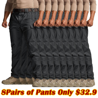 Black (8 Pants Together)