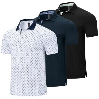 🔥 Limited-Time Sale ✨ Men’s Classic Polo Shirt | Contrast Collar Short Sleeve Golf & Casual Performance Top 👕🏌️‍♂️