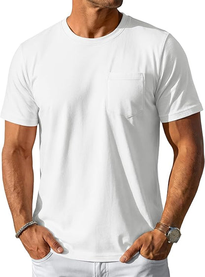 🔥 Last Day Deal! Heavyweight Loose Fit Pocket Tee 💪 Durable cotton workwear shirt — Big & Tall available(Also Available in Big & Tall)