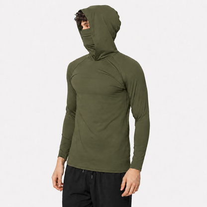 🔥 Limited-Time Sale ✨ Men’s Casual Hoodie Pullover | Slim Fit Lightweight UPF Sun Protection Long Sleeve Top 💙