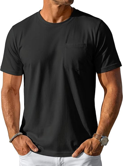 🔥 Last Day Deal! Heavyweight Loose Fit Pocket Tee 💪 Durable cotton workwear shirt — Big & Tall available(Also Available in Big & Tall)