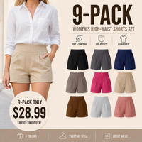 A💥8-Pack Super Value Set – Only $28.99(Black + Charcoal + Navy + Taupe + Pink + Khaki + Brown + Light Gray + Dusty Rose)