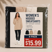 4-Pack(Camel Khaki + Army Green + Dusty Navy Blue + Coffee Brown)