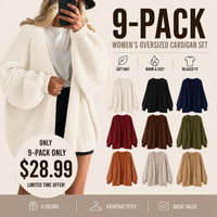 A💥9-Pack Super Value Set – Only $25.99(Ivory + Black + Navy Blue + Burgundy + Dark Brown + Olive Green + Caramel + Light Gray + Khaki)