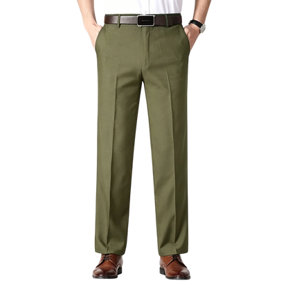 Men’s Classic Ice Silk High Waist Comfort Pants