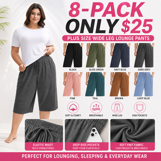 Drawstring Baggy Casual Loungewear Bottoms
