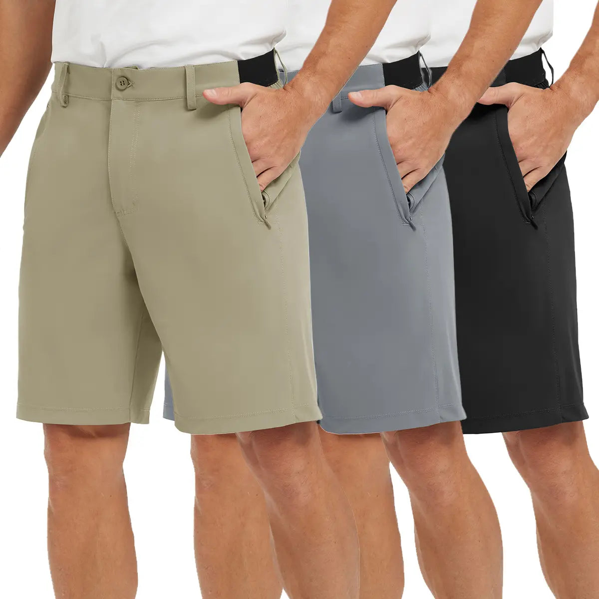 🔥 Limited-Time Sale ✨ Men’s Plus Size Golf Shorts (32–52) | Stretch Waist Quick-Dry Casual Athletic Work Shorts 🏌️‍♂️👖