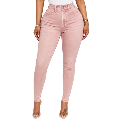 Sculpting, form-fitting jeans
