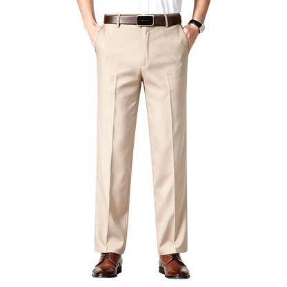 Men’s Classic Ice Silk High Waist Comfort Pants