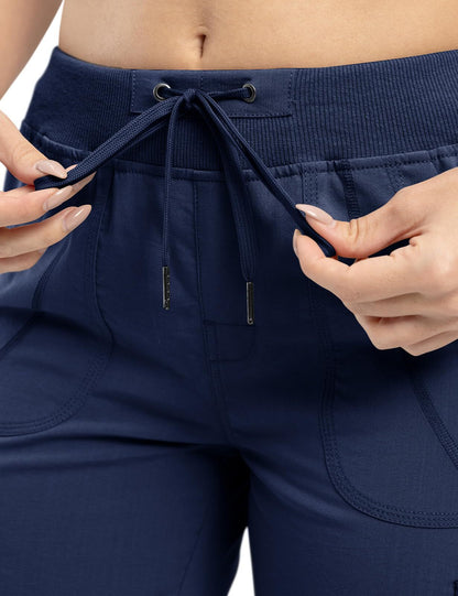 🔥Last day promotion!Women’s Loose Fit Lightweight Capri Cargo Pants – Casual 3/4 Trousers with 6 Pockets