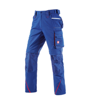 cornflower blue / fiery red