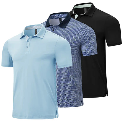 🔥 Limited-Time Sale ✨ Men’s Classic Polo Shirt | Contrast Collar Short Sleeve Golf & Casual Performance Top 👕🏌️‍♂️