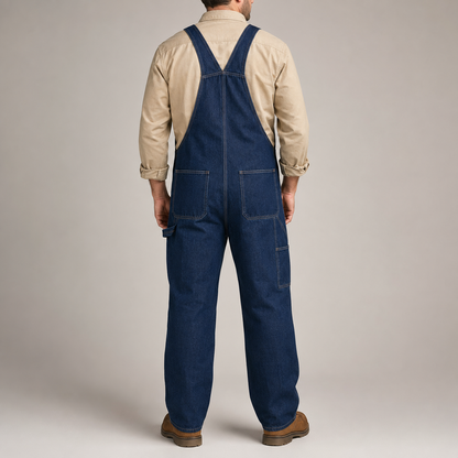BUY 2 GET 1 FREE🔥Men's Denim Stonewashed Bib Overall