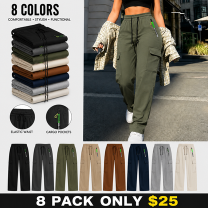 ⚡Last stock⚡- Women's Lightweight, Soft Summer Cargo Pants