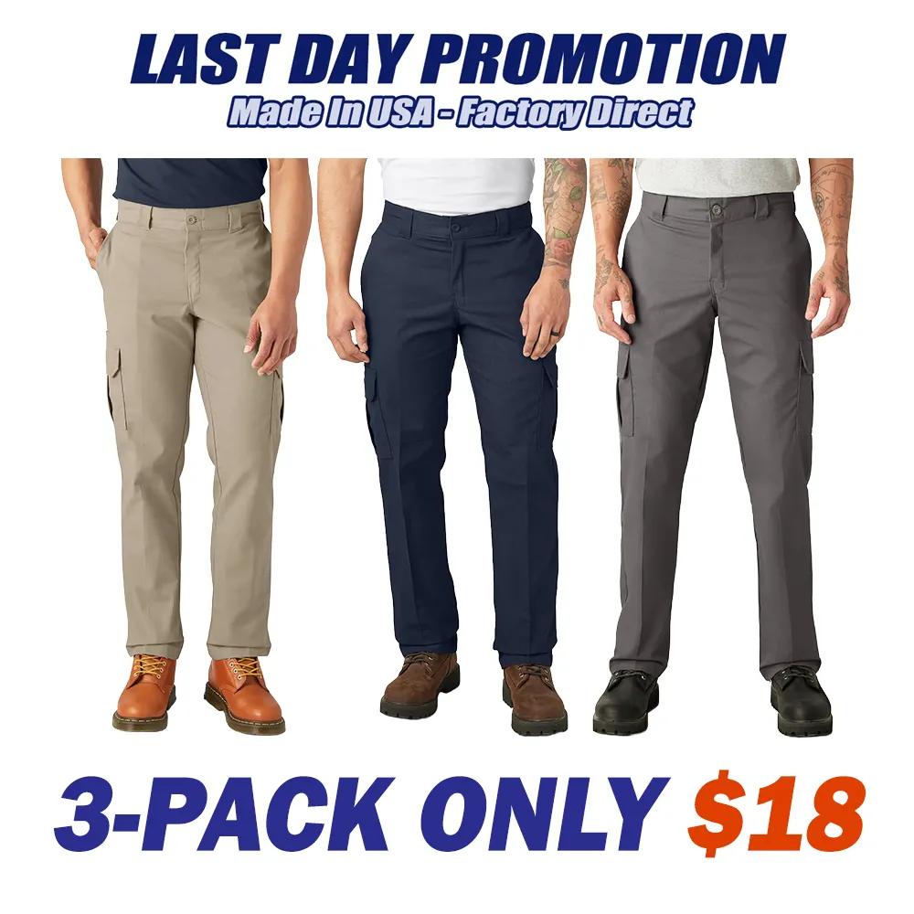 Men's FLEX Work Pants Regular Fit Cargo Pants