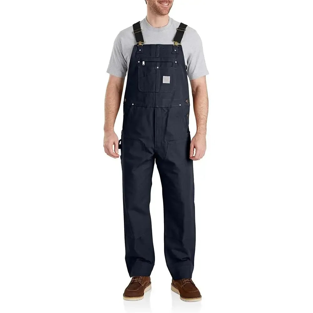 🔥Men's Denim Bib Overalls Workwear with Adjustable Straps & Tool Pockets