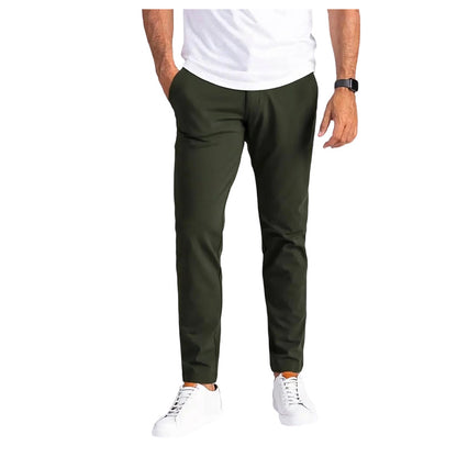 🔥Men's Slim Fit Stretch Golf Pants🔥 10-Pack - All Colors Included, Only $23.99