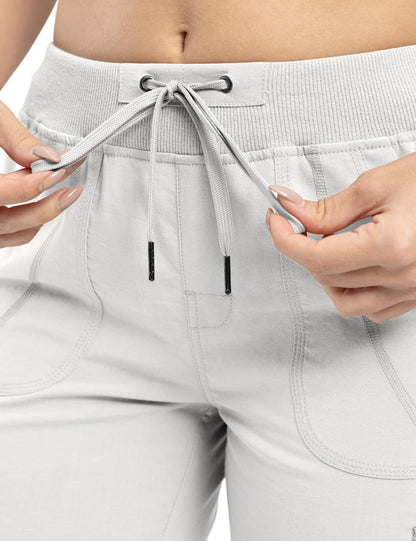 🔥Last day promotion!Women’s Loose Fit Lightweight Capri Cargo Pants – Casual 3/4 Trousers with 6 Pockets