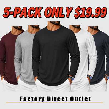 🔥 Last Day Deal! Heavyweight Loose Fit Pocket Tee 💪 Durable cotton workwear shirt — Big & Tall available(Also Available in Big & Tall)