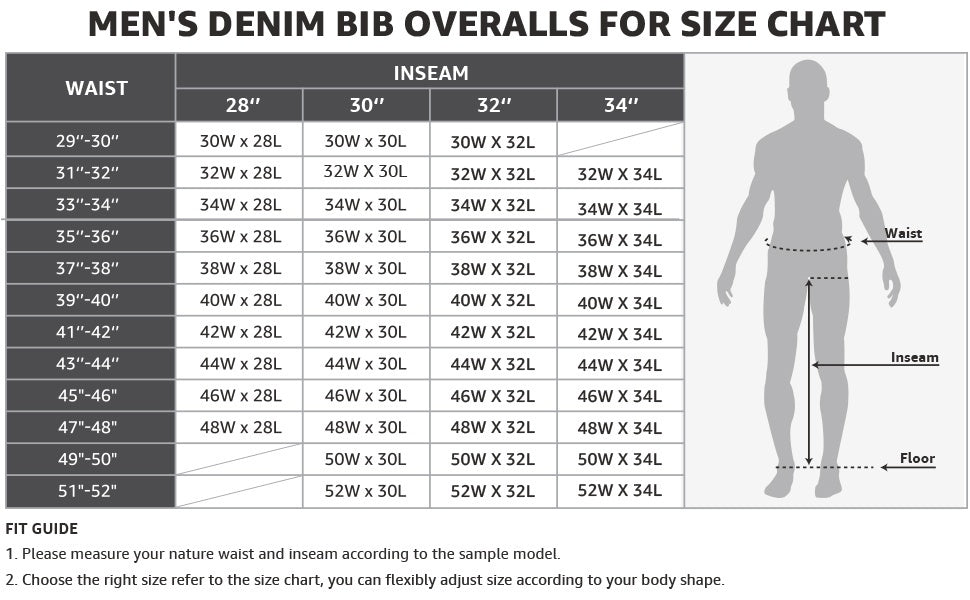 🔥Flash sale🔥Men's Denim Bib Overalls, Workwear with Adjustable Straps and Convenient Tool Pockets