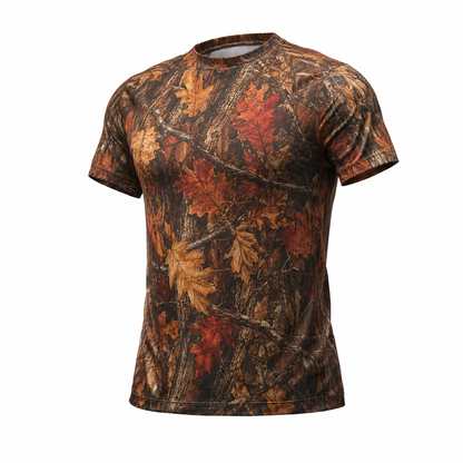 🔥 Limited-Time Sale ✨ Men’s Moisture-Wicking Hunting Shirt | Odor-Control Outdoor Performance Top | Short Sleeve Casual Base Layer 🌿👕