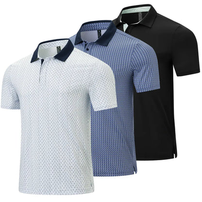 🔥 Limited-Time Sale ✨ Men’s Classic Polo Shirt | Contrast Collar Short Sleeve Golf & Casual Performance Top 👕🏌️‍♂️