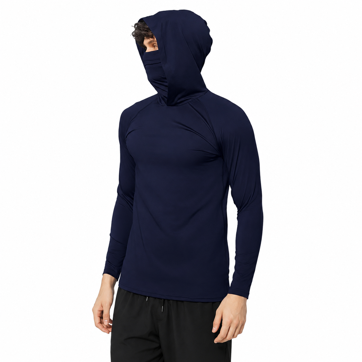 🔥 Limited-Time Sale ✨ Men’s Casual Hoodie Pullover | Slim Fit Lightweight UPF Sun Protection Long Sleeve Top 💙